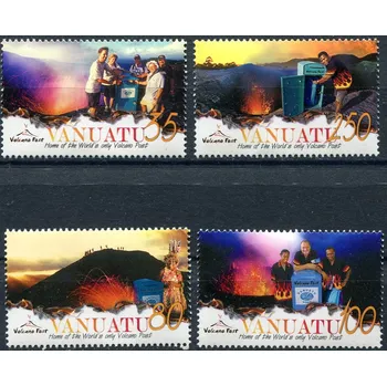 Poštovní známka Vanuatu post (2005) MiNr. 1238 - 1241 ** - Vanuatu - Vulkanická pošta
