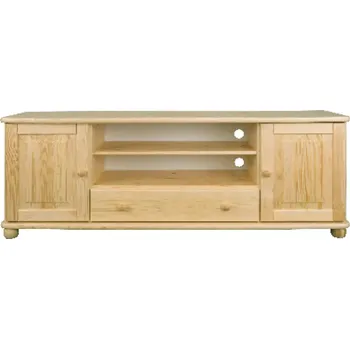 Televizní stolek Dřevěný televizní stolek z borovice masiv DN128