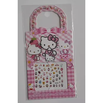 Nálepky na nehty - HELLO KITTY 6 (Značka: TAKARA TOMY)