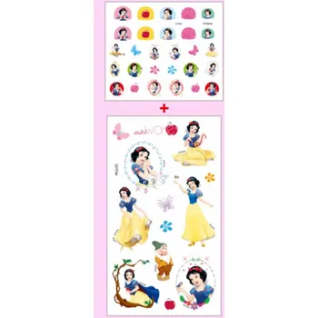 Set nálepek na nehty a tetování - DISNEY PRINCEZNY 1 (Značka: DISNEY)