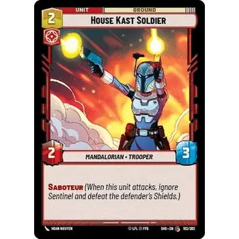 Karetní hra House Kast Soldier 162/262 - Shadows of the Galaxy Typ karty: Standard