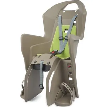 cyklosedačka Dětská sedačka POLISPORT Koolah na nosič - hnědá/zelená