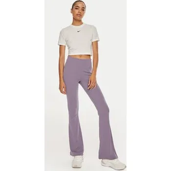 Dámské kalhoty Nike Kalhoty z materiálu FQ2113 Fialová Slim Fit XS