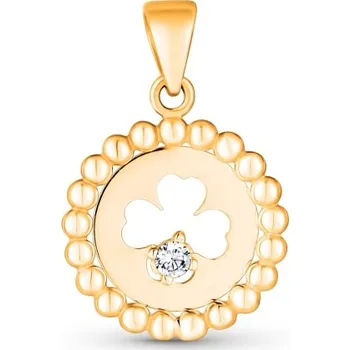Přívěsek Přívěsek Sanga se zirkonem, žluté zlato, 585-14-2-0928.0Z00.0.00.001.23