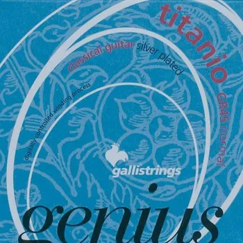 Struna pro kytaru a smyčcový nástroj Galli Genius Titanio GR-45, Struny na klasickou kytaru