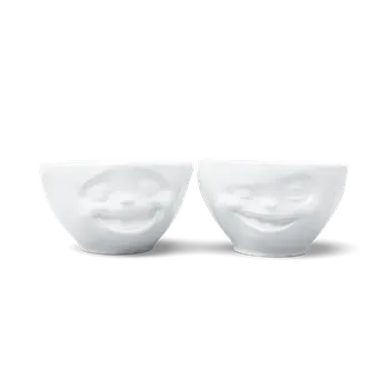 Sada šálek/miska Tassen 58products 200 ml | Usmívající a mrkající