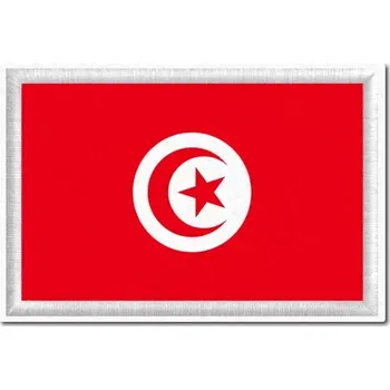 Vlajka Pelisport Tuniská vlajka tištěná nášivka 6 x 4 cm