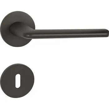 Dveřní kování TI - ELIPTICA - R 3098 5S rozety BB, klika/klika T - Titan (141)