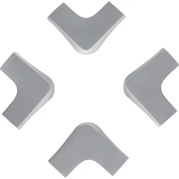 Dětská zábrana ZOPA Gumová ochrana rohů 4ks XL Grey