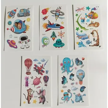 Tetování Dětské dočasné tetování - MIX 7 (Značka: SPADABRAVO)