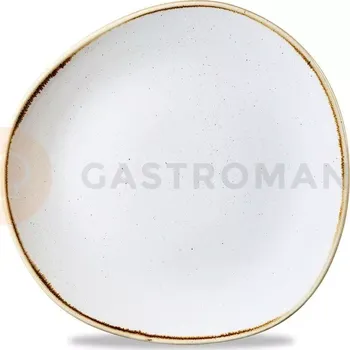 Talíř Plytký talíř s nepravidelným tvarem 286 mm | CHURCHILL, Stonecast Barley White
