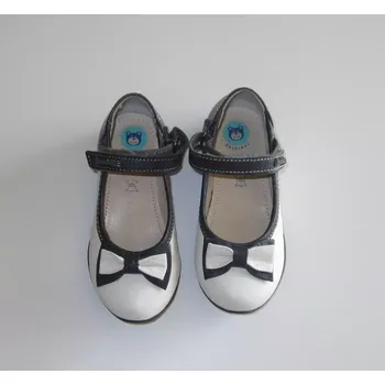 Dámské baleríny Kožené balerínky s mašlí - (24-36m) (Značka: LASOCKI)