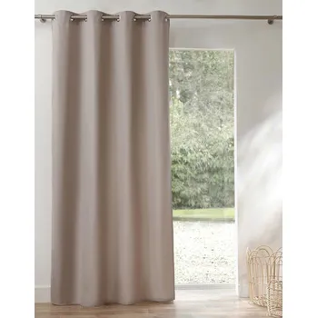 Závěs Blancheporte Saténový zatemňovací a izolační závěs, zn. Colombine písková 140x240 cm