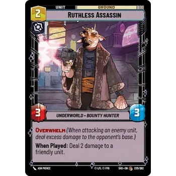 Sběratelská karetní hra Ruthless Assassin 235/262 - Shadows of the Galaxy Typ karty: Standard