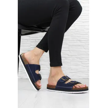 Dámské pantofle Minke Modré pantofle 460BL Velikost: 41