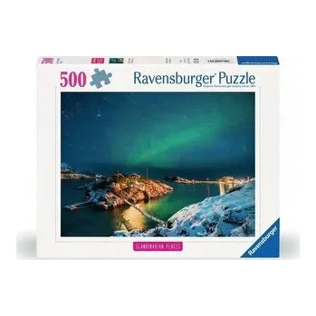 Puzzle Puzzle 500 Zorza Polarna nad Bergsfjord