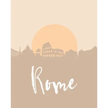 Plakát Plakát, Obraz - Skyline Earth Tone 1, Emiliano Deificus