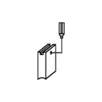 Sada nářadí Náhradní uhlíky (2ks) pro stroje FLEX (6 x 9 x 15 mm), typ 505