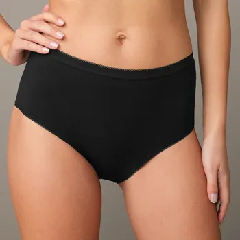 Kalhotky Blancheporte Sada 3 kalhotek maxi z pružné bavlny černá 42/44