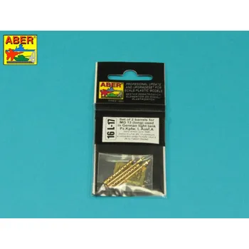Cizojazyčná kniha Aber Models 1/16 Set of 2 barrels for guns MG13 (long) used in German light tank Pz.Kpfw. I, Ausf.A early to 1938
