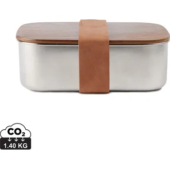 Termobox Krabička na jídlo VINGA Ciro z RCS recykl. oceli, Firemní dárkové předměty s vlastním potiskem