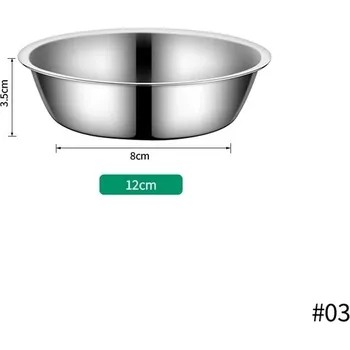 Miska pro psa Nerezová miska pro psy a kočky - 12 cm