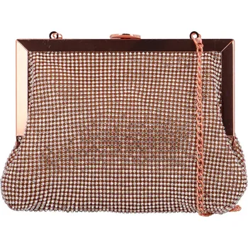 Kabelka Dámské psaníčko zlatorůžové - Michelle Moon Eyva růžová