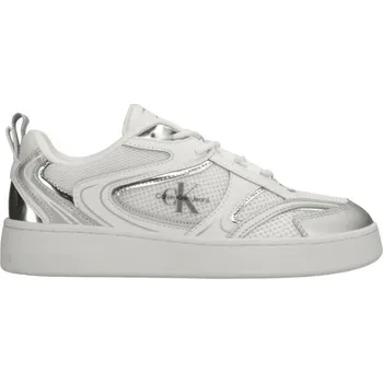 Dámské tenisky Dámské tenisky Calvin Klein BASKET CUPSOLE LOW 41 Bílá, Stříbrná