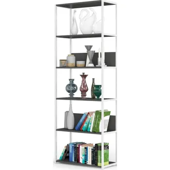 regál Regál 700, bílá/šedá