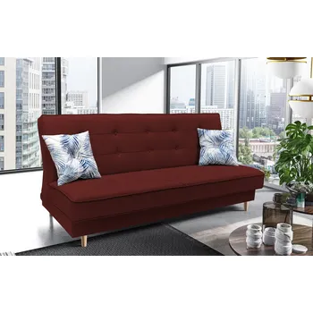 Obývací pokoj Rozkládací pohovka 123 CHARLOTTE Tmavě červená