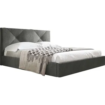 Postel Čalouněná postel KARINO rozměr 120x200 cm Tmavě šedá