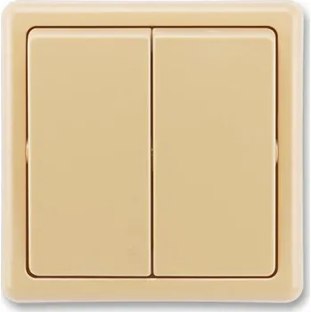 vypínač CLASSIC vypinac c.5B (6+6) béžová