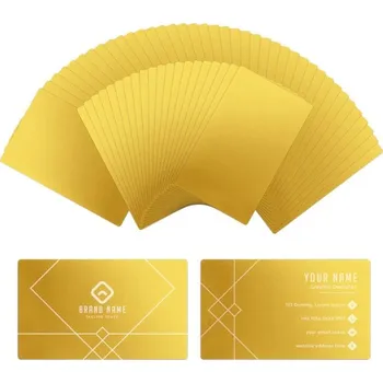 Vizitkář xTool - Kovové vizitky pro gravírování - zlaté (60 ks)