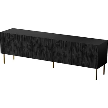 Televizní stolek Televizní stolek Halmar JUNGLE černá mat/ černá mat (2 Karton)