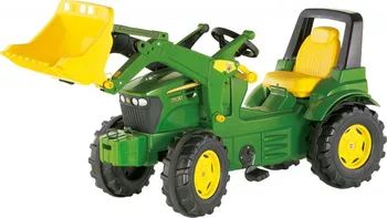 Dětské šlapadlo Rolly Toys X-Trac John Deere s nakladačem zelený