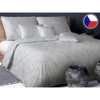 Povlečení Damaškové povlečení EXCELLENT 70x90, 140x220 DIAMANT Skryté linie