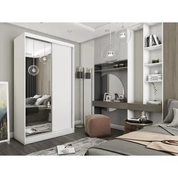 Šatní skříň Kvalitní Šatní Skříň Patti 150 cm Bílá