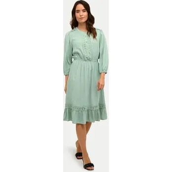 Dámské šaty Kaffe Letní šaty Freya 10507544 Zelená Regular Fit 34