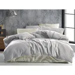 MUŠELÍNOVÉ povlečení 140x200, 70x90 Jednobarevné světle šedé