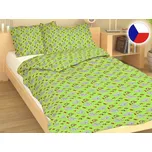 Dětské povlečení do postýlky bavlna 45x60, 90x135 Slůně zelené