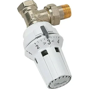 Hlavice pro radiátor Danfoss Termostatická hlavice s ventilem, M30 × 1,5, rohový, 3/8" TV12EFD