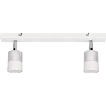 Bodové svítidlo LED Bodové svítidlo TUBSSON 2xGU10/4,8W/230V bílá/lesklý chrom