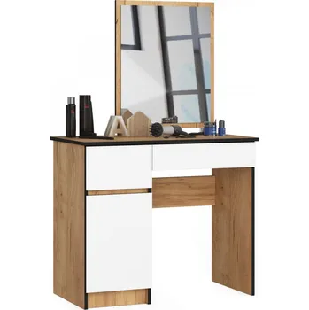 Jídelní stůl Toaletní stolek P-2/SL 500x600 levá - dub craft/bílá