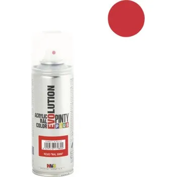 Barva ve spreji Barva ve spreji EVOLUTION RAL3000 červený 200 ml