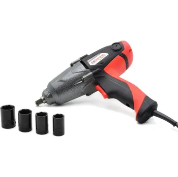 HEIDMANN Elektrický rázový utahovák 1/2' 800Nm + nástrčky 17,19,21,22mm