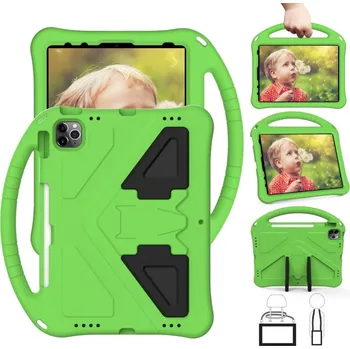 Pouzdro na tablet VSECHNONAMOBIL 76967 KIDDO Dětský obal pro Apple iPad Pro 11 2024 / M5 2025 zelený