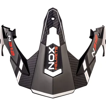 Helma na motorku Kšilt pro přilby n312 drone, nox (tmavě modrá matná,červená)