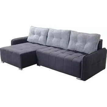 Sedací souprava Rohová sedací souprava Moris, šedá (AN 6505/pol. 6433)