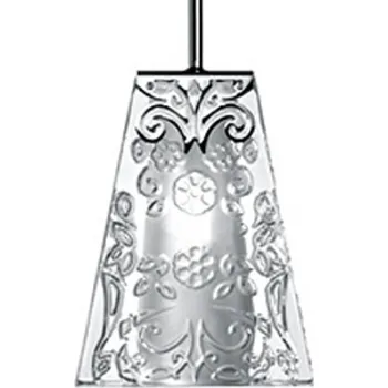 Fabbian Vicky - jednozdrojové závěsné světlo chrom, průhledná 1 x 75 W - Doprava zdarma