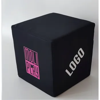 ostatní stavebnice Molitanová kostka Moliplay outdoor sedací s vlastním potiskem 40 cm (Velikost Jumbo 40 cm - event marketing)